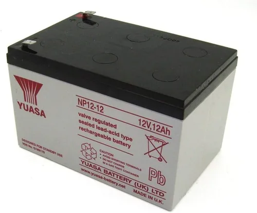 Yuasa Genuine NP12-12 12 Volt 12 AmpH SLA Battery with F2 Terminal