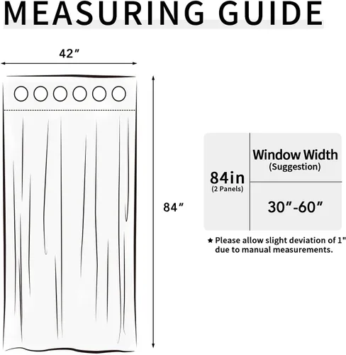 Vista 189 de Easy-Going - Cortinas opacas para dormitorio, aislamiento térmico sólido con ojales, cortinas de ventana para reducción de ruido, cortinas