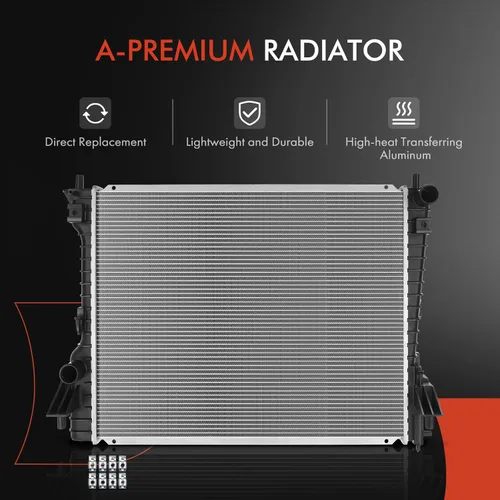 Vista 7 de A-Premium Conjunto de radiador de refrigerante del motor compatible con Ford Mustang 2005 2006 2007 2008 2009 2010 2011 2012 2013 2014, 3.7L 4.0L