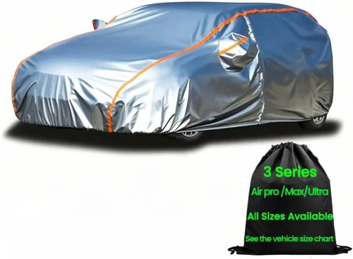 Vista 32 de Cubierta de Vehículo Impermeable Deportiva Pequeña de ANITANT, Cubierta de Nieve para Vehículo, Cubiertas de Coche para Automóviles Impermeables