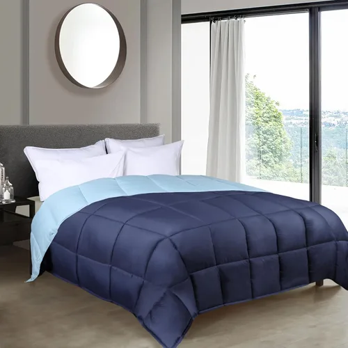 Vista 21 de Grand Down All Season Cobertor reversible con lado inferior alternativo, Sintético, Full/ Queen