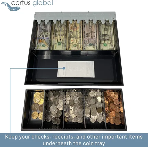 Vista 6 de Cash Drawer Insert Tray 5 Bills/5 Coins -367mm x 326mm x 60mm