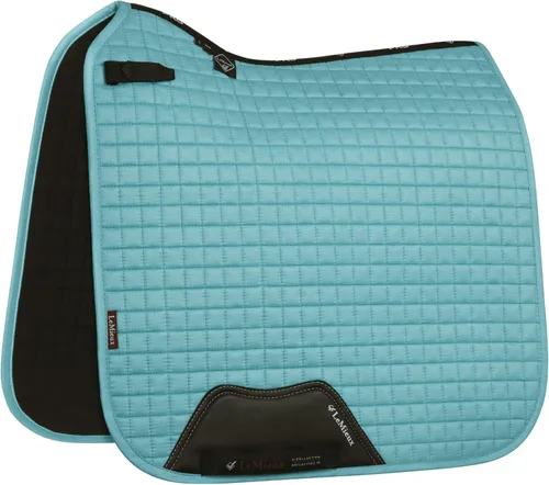 LeMieux Suede Dressage Square - Almohadillas de sillín inglesas para caballos - Equipos y accesorios de equitación ecuestre