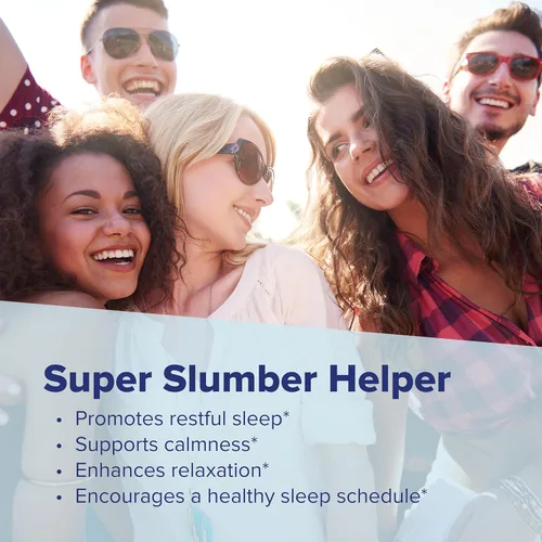 Vista 5 de Superior Source Super Slumber Helper, tabletas microlignuales de disolución rápida, 90 unidades, melatonina (5 mg), valeriana, manzanilla