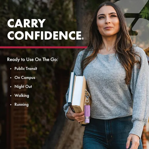 Vista 5 de SABRE Mighty Discreet - Spray de pimienta, protege contra múltiples amenazas con 16 ráfagas, diseño ultracompacto, 40 % más pequeño que otros