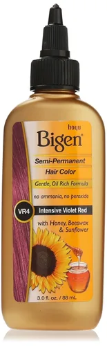 Vista 4 de Bigen Tinte semipermanente para el cabello #ar4 Rojo albaricoque 3 onzas (1 unidad), 3 onzas