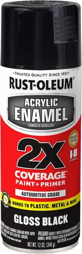 Vista 8 de Rust-Oleum 314030 Pintura en aerosol de esmalte acrílico 2X, 11 onzas, color aluminio