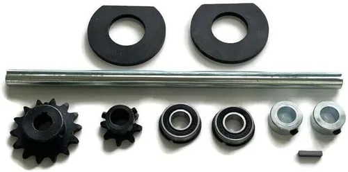 Vista 2 de Kit completo de eje de transmisión de 58" x 12" para Go Kart CartMini Bike - Cadena 4041420