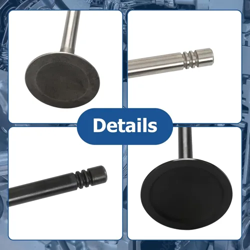 Vista 5 de WFLNHB Válvulas de Motor de Admisión y Escape de Repuesto para GM 2.0L 2.2L 2.4L Ecotec DOHC