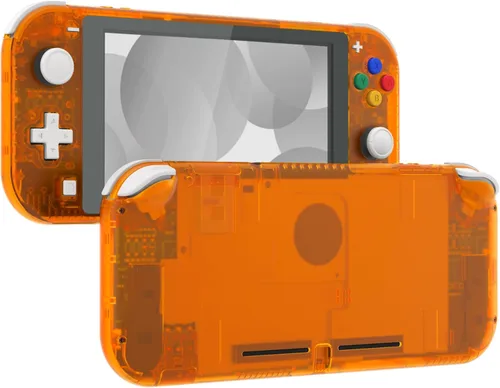 Vista 14 de eXtremeRate Transparent Clear DIY Replacement Shell for Nintendo Switch Lite, NSL Handheld Controller Housing w/Screen Protector, Custom Case Cover