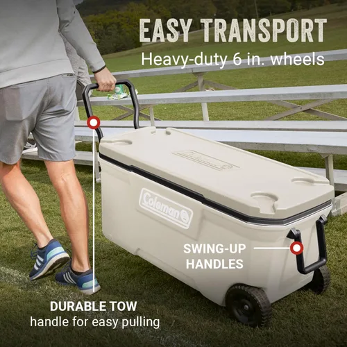 Vista 3 de Coleman Ice Chest 316 Series Wheeled Cooler