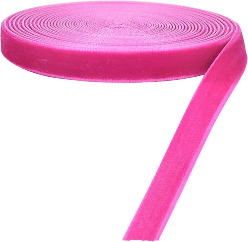 Vista 22 de Chenkou Craft 5 yardas de cinta de terciopelo para decoración navideña y embalaje artesanal