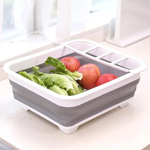 Vista 7 de Goderewild Escurridor de Platos Plegable para Secar Platos - Diseño que Ahorra Espacio y Plegable con Componentes Extraíbles Versátiles