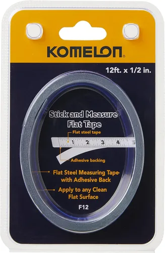Vista 2 de Komelon F12 12-Foot Stick and Measure Flat Tape Measure