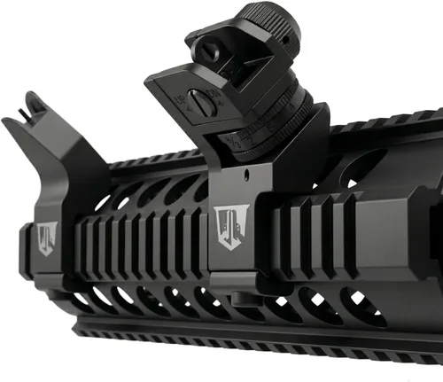 Vista 9 de 45 Degree Offset Iron Sights Canted Sights 45 Degree Iron Sights Works for Right & Left Hand Offset Iron Sights 45 Degree Backup Iron Sights