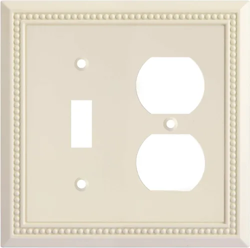Vista 41 de Henne Bery Sunken Pearls - placa decorativa de pared, placa decorativa de pared, tapa de salida de la placa del interruptor, aleación de zinc sólida
