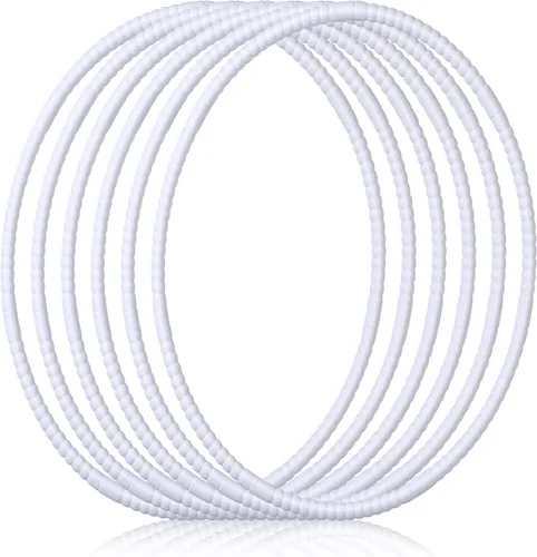 Vista 17 de Shappy - 6 piezas de aros de ejercicio desmontables ajustables, juguete de plástico, juguetes de patio de juegos, aros circulares