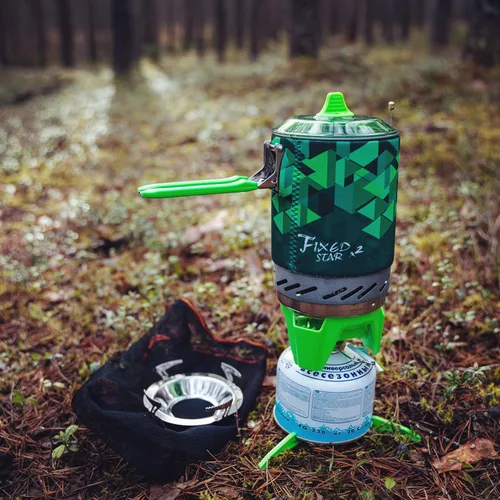Vista 6 de Fire-Maple Fixed Star 2 - Sistema de estufa para mochileros y campamentos, equipo de cocina de propano al aire libre, juego de quemador portátil