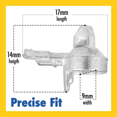 Vista 3 de Impresa Clavijas de repuesto de metal de 0.118 pulgadas para estantes – Compatible con modelos IKEA Billy y pasadores de estantería – Piezas