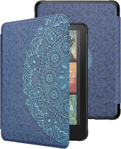 WALNEW Funda para Kindle Paperwhite de 7" de 12ª generación 2024 y Kindle Colorsoft Signature Edition, funda protectora de piel sintética prémium