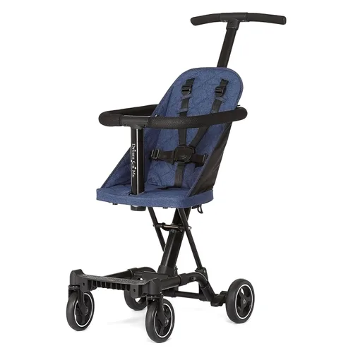 Vista 8 de Dream On Me, Coast Stroller Rider, ligera, con una sola mano, fácil de plegar, listo para viajar, resistente y ajustable, ruedas de paseo suave