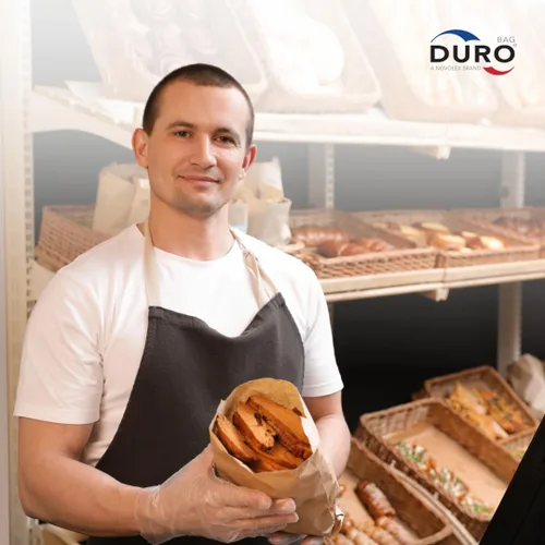 Vista 8 de Duro Bolsa 4# Dubl Life SOS Bolsa 30# Kraft reciclado FSC (paquete de 200)