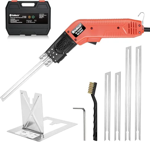 Vista 8 de ROMECH Foam Cutter Pro Cuchillo Eléctrico Caliente, Kit de Herramientas de Corte de Espuma de Poliestireno de 100W - con Estuche de Servicio Pesado