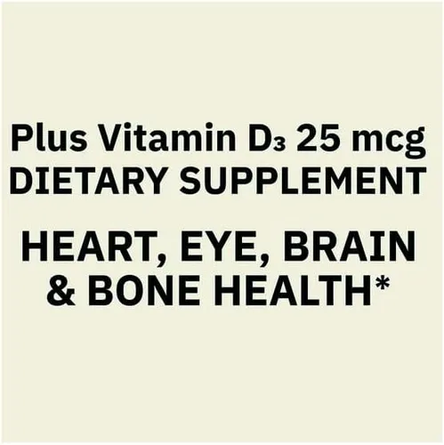 Vista 6 de H4U Spring Valley Maximum Care Omega-3 de aceite de pescado Suplemento dietético Cápsulas blandas para la salud ocular, cerebro, huesos y corazón