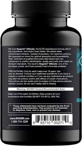 Vista 2 de Nugenix Suplemento de refuerzo de testosterona gratis definitivo para hombres - 56
