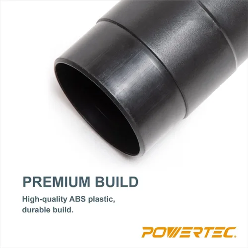 Vista 9 de POWERTEC 70123 Conector de manguera de polvo de 4 pulgadas con adaptador de empalme de conexión rápida, plástico ABS, 1 paquete