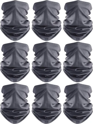 Geyoga Máscara facial de invierno para hombres, máscara de protección UV, protector solar, transpirable, resistente al viento, polainas para el