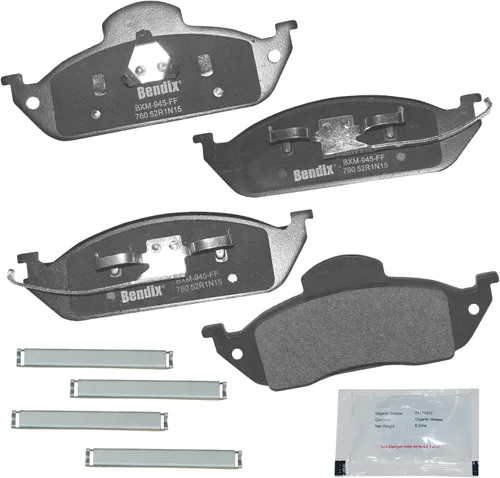 Vista 288 de Pastillas de freno delanteras semi-metálicas Bendix Priority1 CFM1774 para Ford Transit 2019-2017, Transit-150 2021-2015, Transit-250 2021-2015