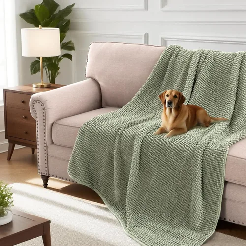 Vista 170 de H.VERSAILTEX Funda de felpilla de felpa para sofá de 3 cojines, antideslizante, lavable, protector de muebles suave y duradero, para perros, gatos