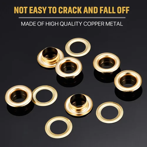 Vista 4 de Pangda Juego de 100 herramientas de ojales con ojales, herramienta de ajuste de ojales y ojales con herramientas de ajuste y caja de almacenamiento