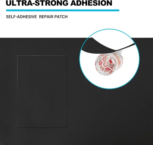 Vista 3 de Kit de reparación de cubierta de barco, 600D Super Stick Autoadhesivo Kit de reparación de cubierta de barco para reparar cubierta de piscina
