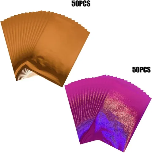 Vista 2 de 100 piezas de tóner reactivo para hacer tarjetas, papel de transferencia de 11.4 x 7.9 pulgadas para transferencia de papel de transferencia