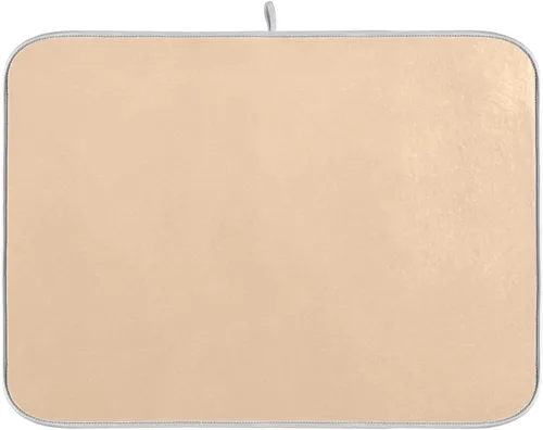 Vista 27 de Tapete de secado de platos grande verde salvia, extra grande para platos, accesorios de cocina, mostrador, almohadilla escurridor de platos