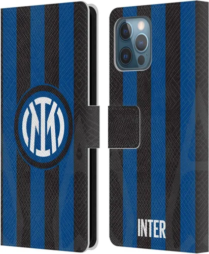 Vista 25 de Head Case Designs Officially Licensed Inter Milan Away 2025/26 Crest Kit Leather Wallet Case Compatible with Apple iPhone 7/8 / SE 2020 & 2022