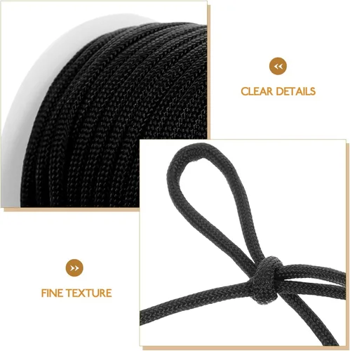 Vista 2 de Escalera 1 rollo de cuerda reemplazable de extensión de escalera Accesorios de escalera de repuesto para escalera Accesorios de escalera de cuerda