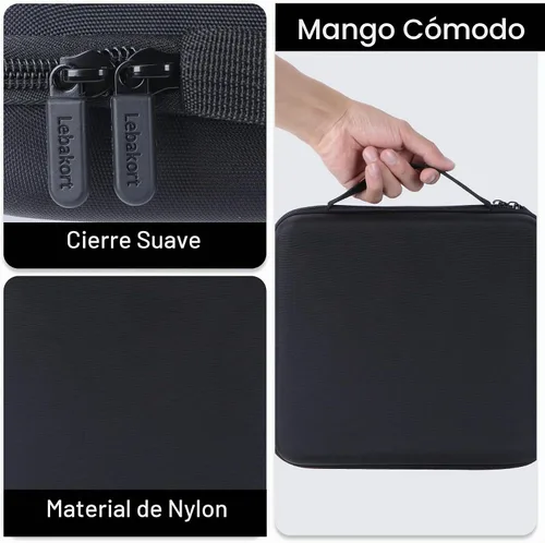 Vista 5 de Lebakort Estuche rígido compatible con muestras Akai Professional MPC Negro