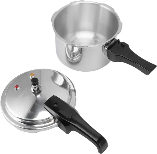 Naroote Olla a presión de acero inoxidable, rendimiento confiable para cocinar varios alimentos, olla a presión de acero inoxidable de grado