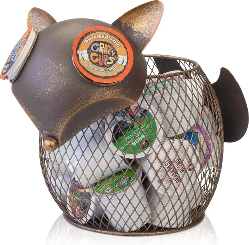 Vista 24 de Made Easy Kit Organizador de cestas de cápsulas de café, decoración útil, compatible con cápsulas Keurig K-Cup, decoración funcional de barra