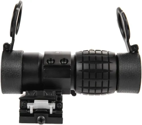 Vista 3 de Lancer Tactical Lupa de metal 3X Airsoft Alcance w/Monte - Negro