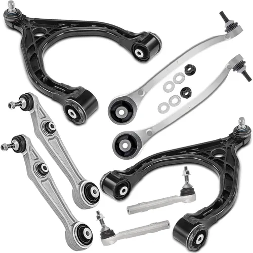 Vista 235 de Detroit Axle - Kit de brazos de control delanteros de 8 piezas para Toyota Sienna 2004-2010, 2 brazos de control inferiores con rótulas, 4 barras