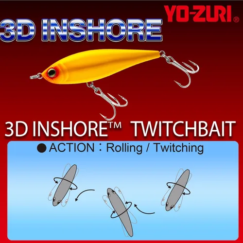 Vista 4 de Duel Yo Zuri R 1348 3 D Inshore Twitchbait ' Ss 110 Mm 4 8