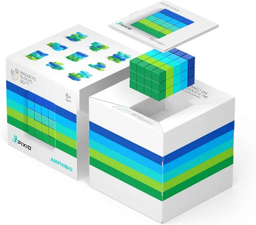 Vista 3 de PIXIO Mini bloques magnéticos para niños a partir de 6 edades Serie Amphibio