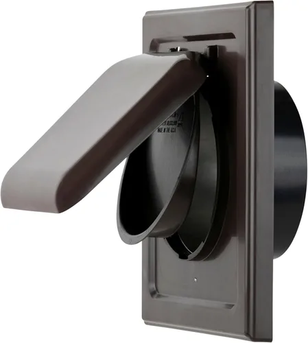 Vista 34 de NO-PEST VENT MetalGuard – Cubierta de ventilación exterior para secadora de doble puerta, 4 pulgadas, acero resistente con recubrimiento en polvo