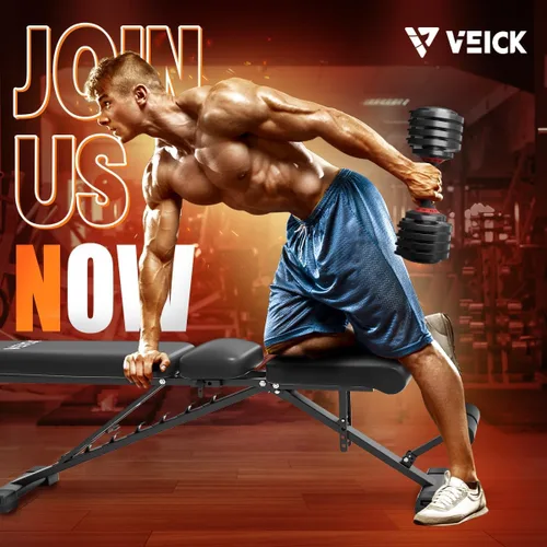 Vista 8 de VEICK Mancuerna ajustable de 25/55 libras con mango giratorio antideslizante, peso de ajuste rápido para hombres y mujeres, equipo de ejercicio