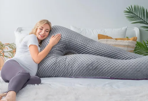 Vista 7 de Meiz Almohada de embarazo, almohada corporal de embarazo, almohadas de embarazo para dormir, almohada de maternidad para mujeres embarazadas