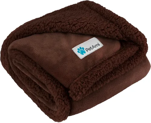 Vista 14 de PetAmi Manta para Perros Pequeños y Medianos, Manta de Cama para Mascotas Gato Cachorro Gatito, Funda de Vellón para Muebles Protector de Sofá